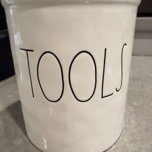 Rae Dunn Artisan Collection By Magenta TOOLS Large Kitchen Utensil Holder #181